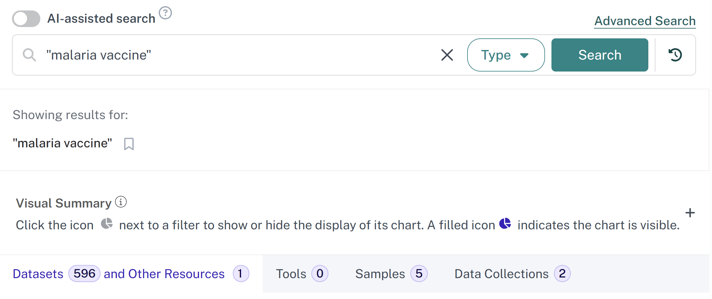 Malaria vaccine search